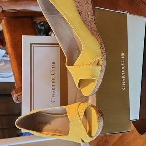 Charter Club open toe wedge